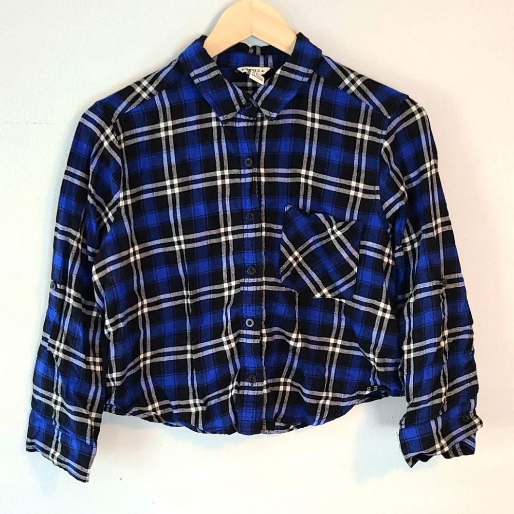 Forever 21 Cropped Flannel